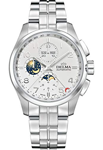 Preisvergleich Produktbild DELMA - Armbanduhr - Herren - Klondike Moonphase - 41701.680.6.012