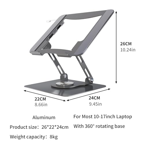 Soporte Giratorio para Notebook con Altura Ajustable Plegable miniatura 3
