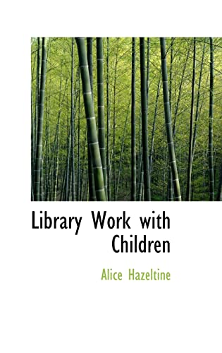 Library Work with Children