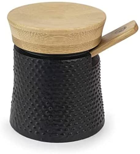 Peugeot Bali Fonte Cast Iron Pepper Mill And Salt Cellar Gift Set, 3-Inches, Black (39967) #TOP3