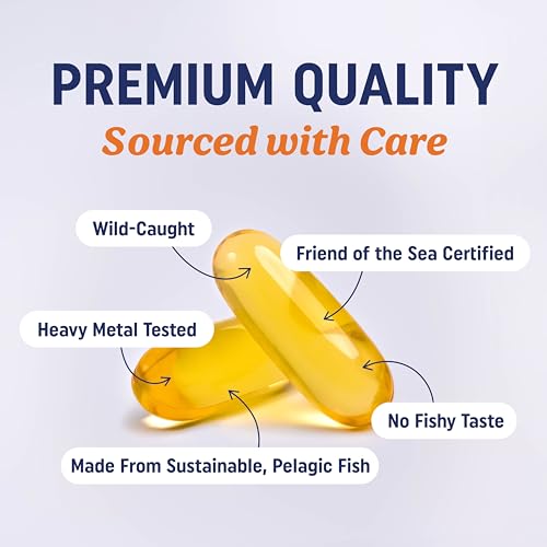 Mav Nutrition Triple Strength Omega 3 Fish Oil 3600 Mg | Epa & Dha | Over 2100Mg Omega-3 Fatty Acids | 1300Mg Epa + 860Mg Dha | Best Essential Fatty Acids | Premium Burpless Fish Oil Omega 3 Supplements thumb #2