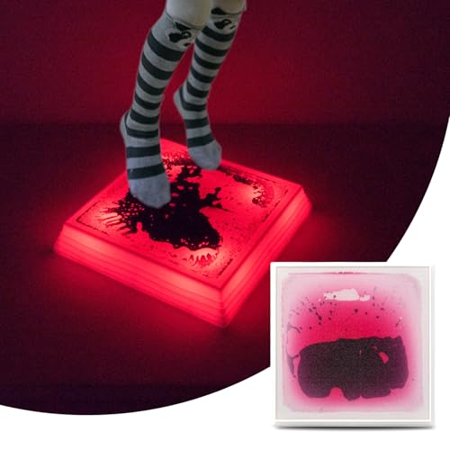 Art3d 1-Pack Sensory Interactive Color Changing Liquid Motion Tiles, Purple