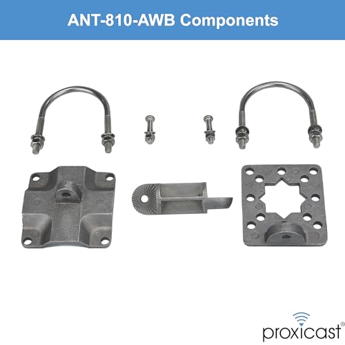 Proxicast Universal Wall / Pole Mount Adjustable Articulated Bracket for Outdoor Antennas, Cameras, Lights, Speakers, etc - Not for Mounting TVs or Monitors (ANT-810-AWB) by Proxicast - Image 6