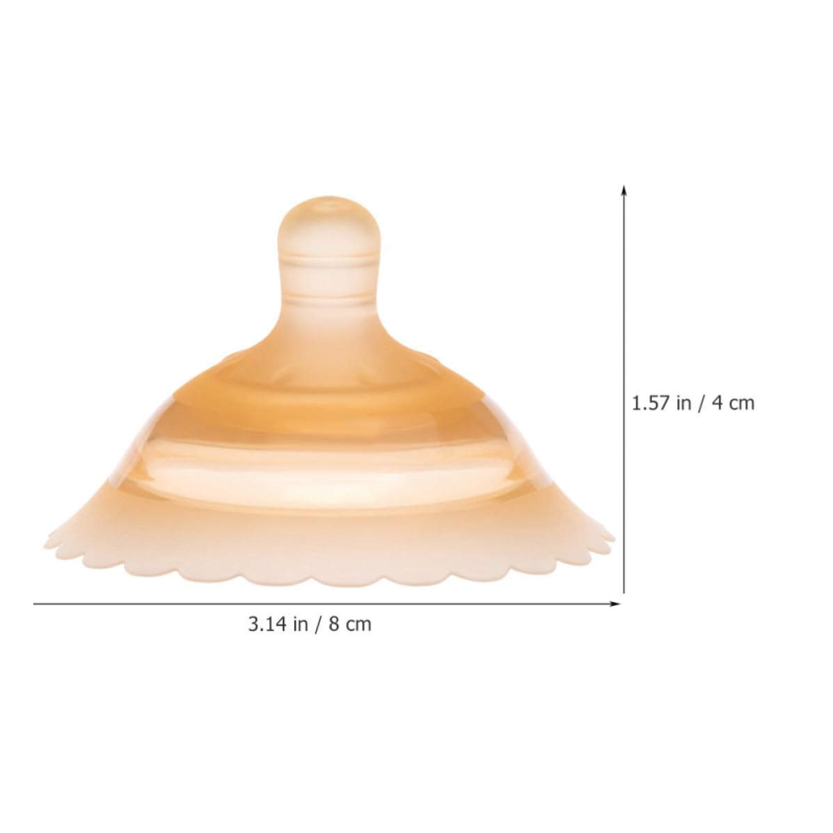 Healifty Breastfeeding Silicone Nursing Nipples Cover for Newborns and Nursing Mothers, Flexible Anti-bite Protector to Maximize Comfort and Assist Feeding