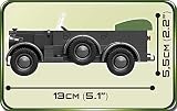 Cobi 1937 Horch 901 Kfz.15 Historical collection Klocki Konstrukcyjne, Wielokolorowy, ‎Od 6 lat