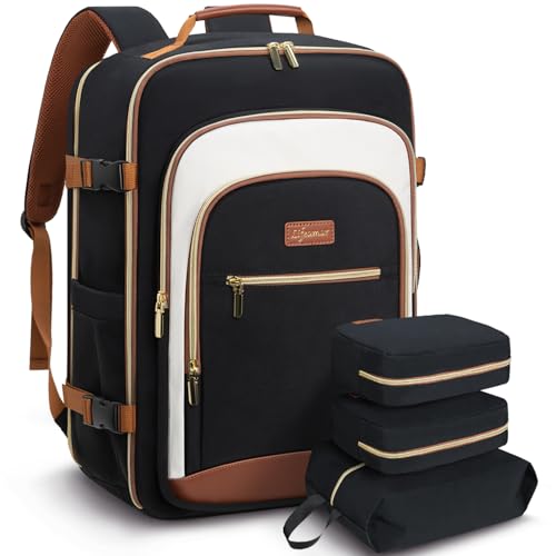 Lifeamar 50L Travel Backpack for Women, Carry On Bag Flight ...