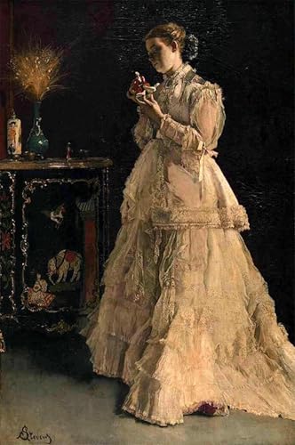 Cuadro decorativo Une Poupée de Alfred Stevens, el encanto del arte en tu pared