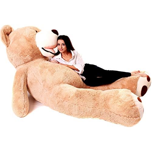 Teddybär Groß - Riesen Teddybären - Riesen Teddy 260 cm - Kuscheltier Für Babys - XXL Plüschtier Teddy Bär - Geschenk Freundin, Geschenkideen Zum Geburtstag, Kinder, Geschenke Zum Jahrestag - Braun