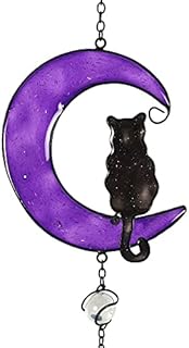 Cat-on a-Moon Wind Chime