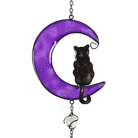 Cat On The Moon Wind Chime by Jones Home & Gift Cover