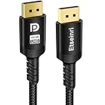Etseinri DisplayPort Cable 240Hz 2M, DisplayPort Cable 8K 60Hz 4K 240Hz 165Hz 144Hz 120Hz, DP to DP Cord Support HDCP2.3 DSC1.2 HDR10 G-Sync & FreeSync Display Lead for Gaming Monitor PC HDTV