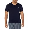 Lacoste Mens Short Sleeve V-Neck Pima Cotton Jersey T-Shirt