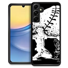 CARLOCA Compatible with Samsung Galaxy A15 5G Case,Baseball Catcher at Home Pattern Ultra Protection Shockproof Soft Silicone TPU Non-Slip Back for Samsung Galaxy A15 5G
