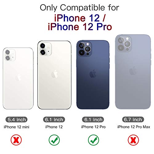 Baisrke Compatible With Iphone 12 Case,Iphone 12 Pro Case Gold Sparkle Glitter Marble For Girly Women,Shockproof Flexible Bumper Soft Tpu Cover For Phone Case 6.1 Inch 2020 - Purple #TOP1