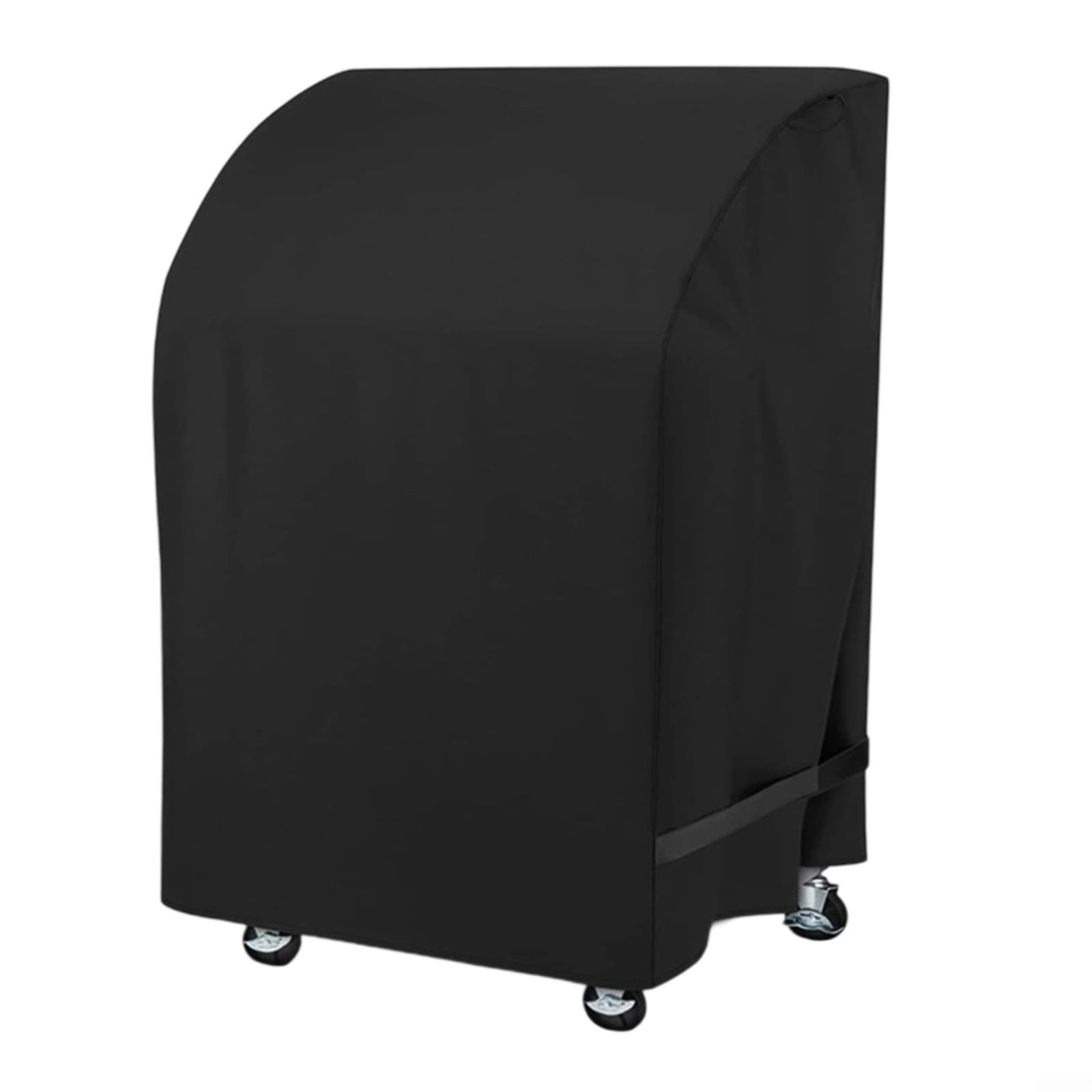 Copertura per Barbecue in Tessuto Oxford Resistente, Impermeabile, Protezione per mobili da Esterno con Cinghie Laterali, Nera
