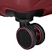 TOTAL TRAVELWARE Everest Expandable Hardsided Spinner (Wine, 24-Inch Checked Medium)