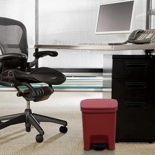 Poubelle rectangulaire avec couvercle étanche haut de gamme