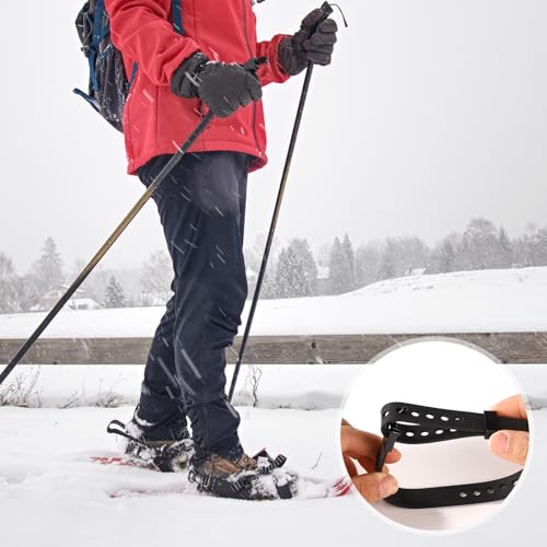 Sangles de fixation de snowboard robustes et réglables pour raquettes à neige - 7