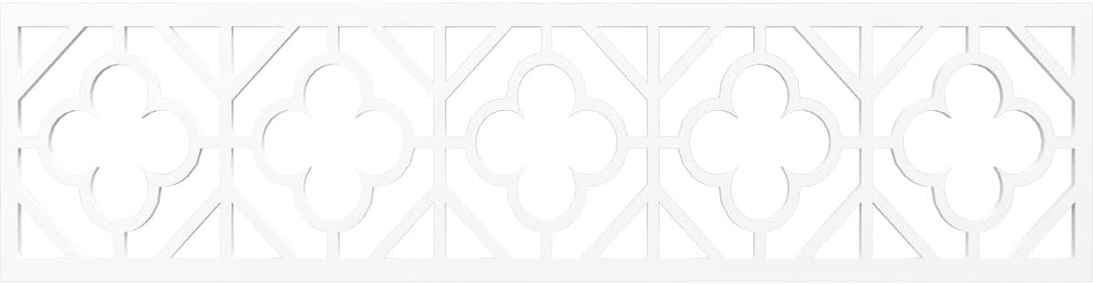 47"W x 12"H x 3/8"T Hazelton Fretwork Moulding, Architectural Grade PVC