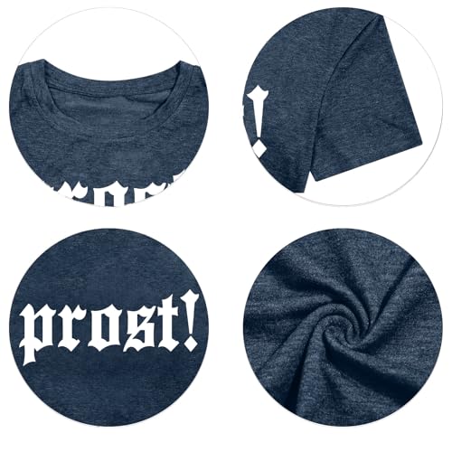 Oktoberfest Shirt Women Prost T Shirt Oktoberfest Party Shirts German Oktoberfest Tshirt Casual Oktoberfest Short Sleeve Tops4