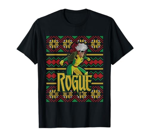 T-shirt Rogue X-Men Marvel style pull de Noël pour fan de comics