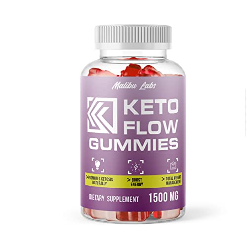 Keto Flow Apple Cider Vinegar Gummies, ACV Ketosis, New Strong Time Released Formula, 1500mg Once a day, Ketogenic Support Supplement, Ketos Shark Gummy, (1 Pack) One Bottle, 30 Day Supply Tank