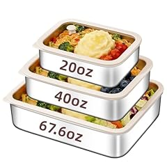 3-piece set (glass see through sealing cover)