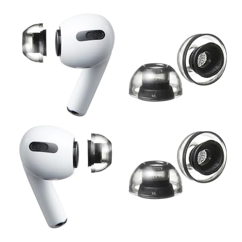 AZLA XELASTEC II AirPods Pro ��1����&��2����p - �v���~�A���V���O�����[���h�C���[�`�b�v AirPods Pro�C���[�`�b�v�����p - �A�b�v�O���[�h���ꂽ�t�B�b�g&�m�C�Y�A�C�\���[�V���� - AirPod Pro 2�C��