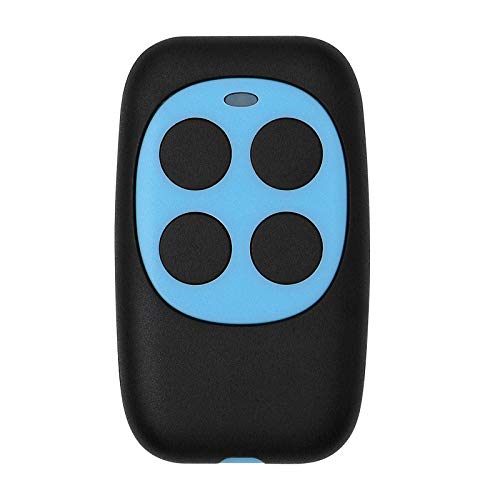 EasyULT Mando a Distancia de Radio Universal, Control Remoto Multifrecuencia de 270 MHz a 868 MHz, 4 botones, Autoaprendizaje, compatible con BFT, FAAC, Genius, etc-Azul