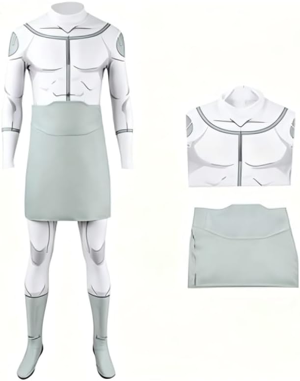 JOYEAR Invincible VitruMet Cosplay Costume - Detachable Apron-Style Skirt, Ideal for Halloween & Comic Conventions