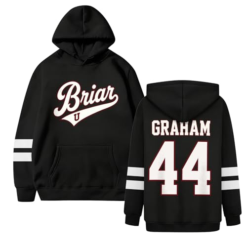 BCGQVZES Off in Campus Merch Sweatshirt,Unisex Briar University Merch Hockey Hoodies,Hockey Romance Campus Apparel Fan Hoodie,3X-Large,01-White