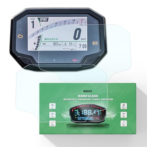 Écran rayé ? Film protection tableau de bord Kawasaki Ninja 1000SX 650 500 e-1 verre nano