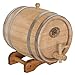 Produktbild Eichenfass für Wein auf einem Untergestell 3L mit Reifen aus Edelstahl