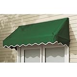 CASTLECREEK 4' Window Door Awning Sun Shade Canopy Outdoor Patio Cover Hunter Green