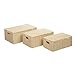 Honey-Can-Do 3-Piece Paper Rope Cord Basket Set, Natural STO-03556 Beige