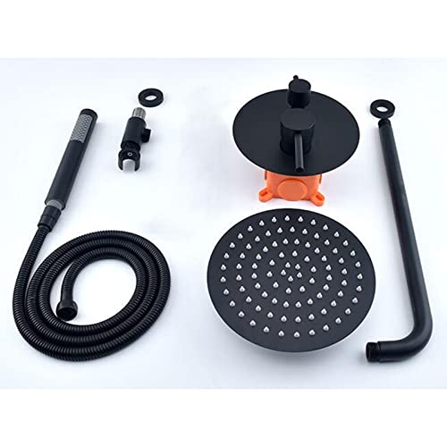 Douche avec douche tuyau multifonction rétractable et mitigeur LWX