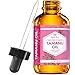 Tamanu Oil by Leven Rose, 100% Pure Organic Unrefined Cold Pressed for Hair Skin Nails Acne and Scars In Dark Amber Glass Bottle with Glass Dropper 1 oz
