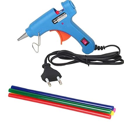 W WADRO Fiber SkyBlue 40 Watt with On Off Switch Indicator and 5 Colored Glue Sticks