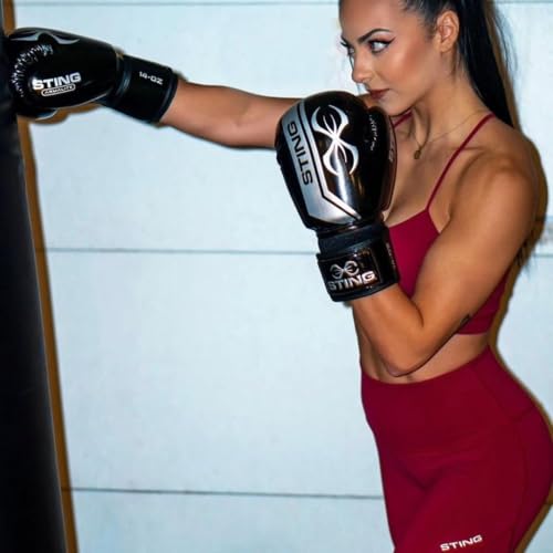 Image of STING Armaplus Boxing Gloves for Training, Sparring & Competition Preparation | Lightweight T3 Performance Material | Shock Absorption & Wrist Support