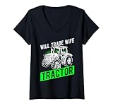 ÉCHANGER LA FEMME CONTRE UN TRACTEUR Agriculture humoristique. Idéal pour ajouter une touche de comédie à votre style de tous les jours.