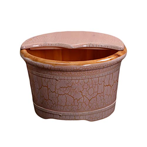 Katzowen Barril de Spa para Pies con Cubierta