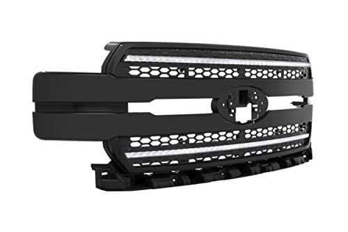 Morimoto Xbg Led Drl Grille Fits Ford F-150 18-20, Plug And Play Paintable Black Grille With White Led Drl (Xbg15) #TOP2
