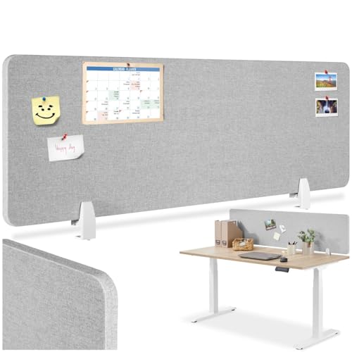 ATMOSFERA DI LAVORO OTTIMALE: Goditi la routine quotidiana dell’ ufficio con meno rumore e maggiore privacy. Il muro divisorio per scrivania Noisy di tectake riduce efficacemente il disturbo sonoro, creando uno spazio di lavoro sereno e concentrato. Ideale per aumentare la produttività in ambienti aperti, questo pannello è la soluzione perfetta per mantenere la concentrazione senza rinunciare all'interazione. Lunghezza e materiali di qualità assicurano durabilità e funzionalità.