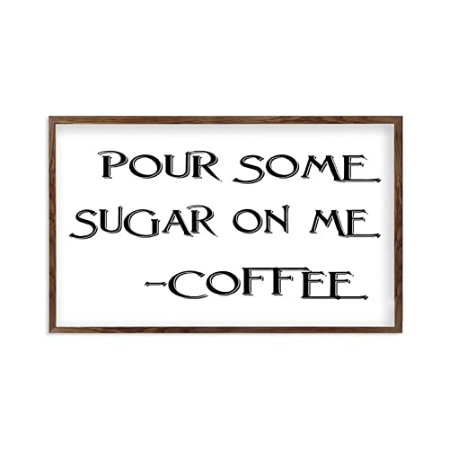 Plaque en bois personnalisable idée cadeau crémaillère Coffee