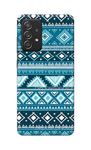Image of PRINTFIDAA Coloured Tribal Pattern Hard Back Cover for Samsung Galaxy A52 / A52 5G (6.5 inch) Back Cover -(P6) KAT1008