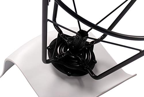 Awonde 24" Swivel Bar Stools With Backs Set Of 4 Modern Plastic Metal Counter Height Barstools Bar Chairs White #TOP4