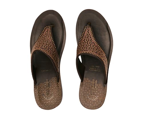 Image of puntoblu Embellished Ultra Comfort Platform Heels for Women | Comfortable Padded Footbed | Anti-Skid & Durable High Heel Slippers for Girls | Ideal for Casual, Party & Ethnic Wear