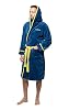 The Beatles Bathrobe Yellow Submarine Logo Official Mens Navy Blue Unisex L #2