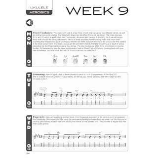 Ukulele Aerobics for All Levels Beginner to Advanced | 40-Week Practice Program with Online Audio | Hal Leonard Ukulele Book for Technique, Fingerstyle, Strumming and More Paperback – January 1, 2014 - Les Beatles, Paul McCartney, John Lennon, RIngo Starr, George Harrison Ukulele Aerobics for All Levels Beginner to Advanced | 40-Week Practice Program with Online Audio | Hal Leonard Ukulele Book for Technique, Fingerstyle, Strumming and More Paperback – January 1, 2014 – Image 6