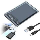 Compatibilité étendue: Compatible avec disques SATA 2,5 pouces et SSD de 7mm/9mm jusqu’à 4TB; fonctionne avec Windows, Linux, Mac OS ainsi que WD, Samsung, Toshiba, Kingston, Crucial, Hitachi; idéal pour PC, laptop, Xbox, PS5/PS4/PS3, routeurs;